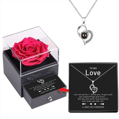 I Love You Projection Necklace