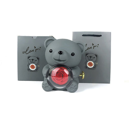 Bear Flower with Jewelry