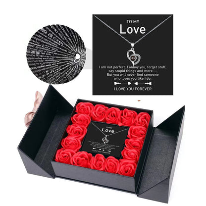 I Love You Projection Necklace