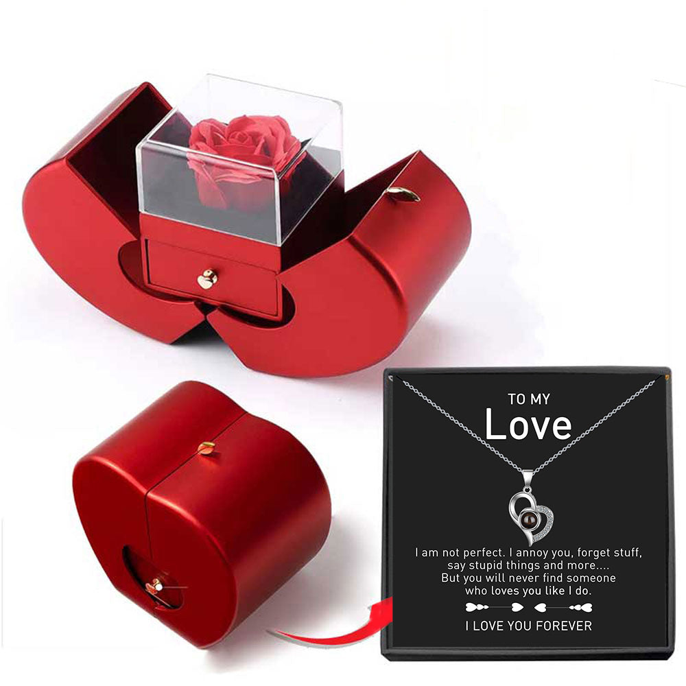 I Love You Projection Necklace