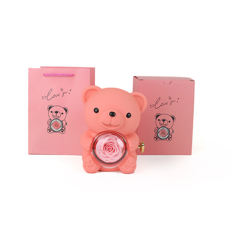 Bear Flower with Jewelry