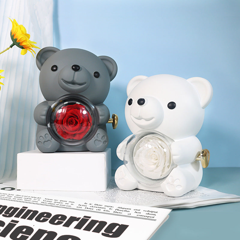 Bear Flower with Jewelry